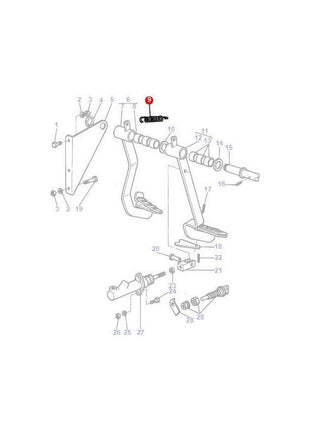 Massey Ferguson - Spring Foot Pedal - 1425298M1 - Farming Parts