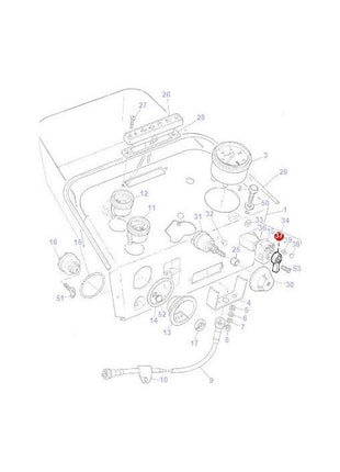 Massey Ferguson - Knob Indicator - 3104649M1 - Farming Parts