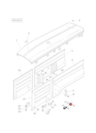 Massey Ferguson - Bridle - 3713226M1 - Farming Parts