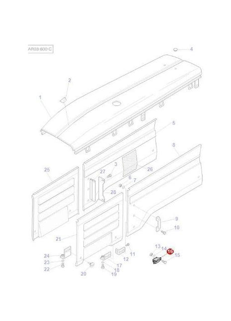 Massey Ferguson - Bridle - 3713226M1 - Farming Parts