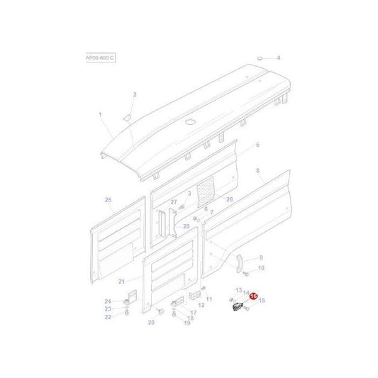 Massey Ferguson - Bridle - 3713226M1 - Farming Parts