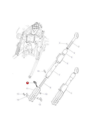 Massey Ferguson - Pin Securing - 3580721M2 - Farming Parts