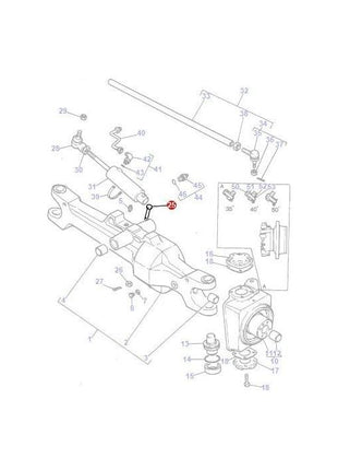 Massey Ferguson - Pin Securing - 3427163M1 - Farming Parts