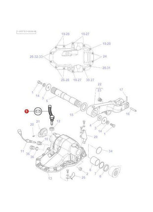 Massey Ferguson - Sensor Transmission Speed - 4364876M1 - Farming Parts