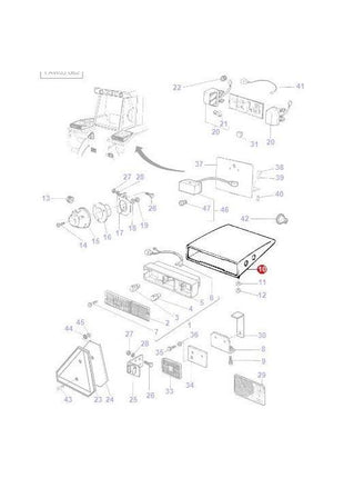 Massey Ferguson - Case Assembly R/H - 3385410M91 - Farming Parts