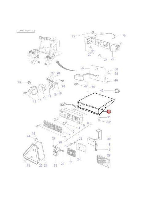 Massey Ferguson - Case Assembly R/H - 3385410M91 - Farming Parts