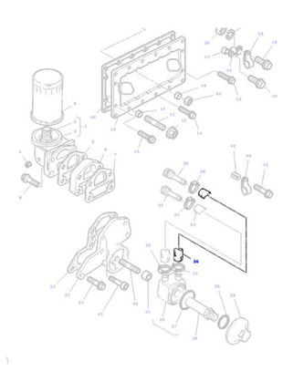 Massey Ferguson - Hose - 4222536M1 - Farming Parts