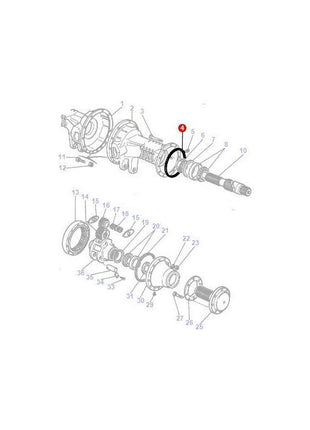 Massey Ferguson - Cork Gasket - 516389M2 - Farming Parts