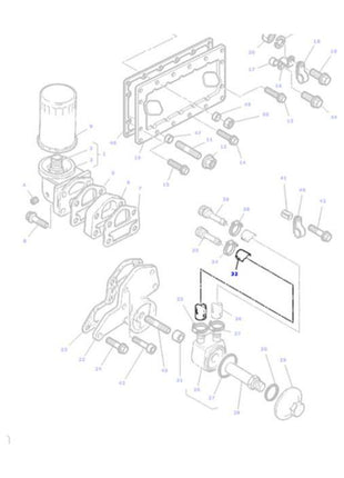 Massey Ferguson - Hose - 4225378M1 - Farming Parts