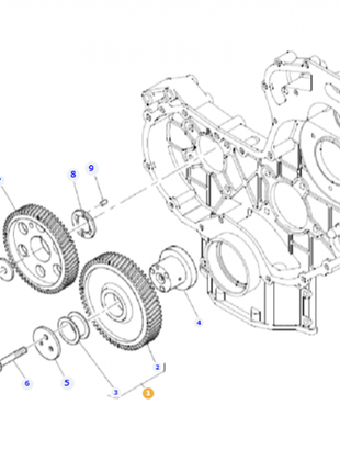 Massey Ferguson - Distributor Gear - 4225413M1 - Farming Parts