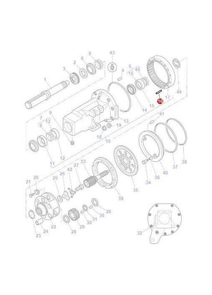 Massey Ferguson - Clevis Pin - 3380496M2 - Farming Parts