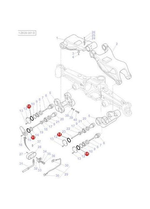 Massey Ferguson - O Ring - 3785426M1 - Farming Parts