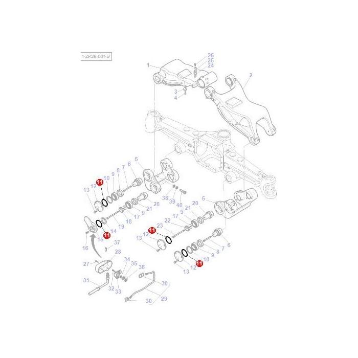 Massey Ferguson - O Ring - 3785426M1 - Farming Parts