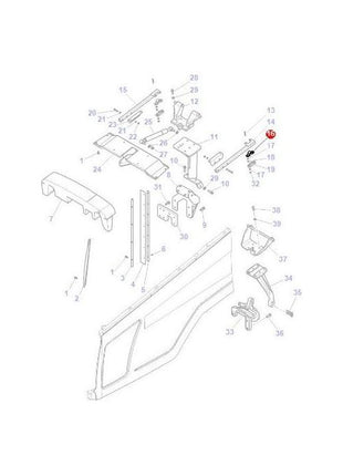 Massey Ferguson - Pivot Bracket - 4292129M2 - Farming Parts