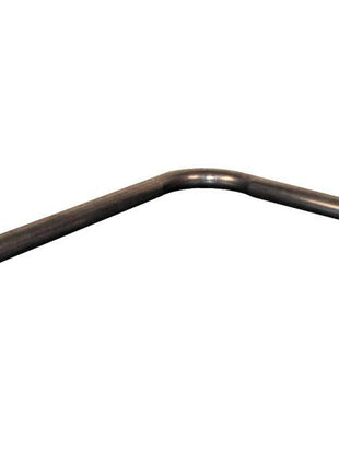 A metal Silencer Pipe Assembly with a bend in the middle and a flared end, ideal for a TEA20 or Perkins P3 conversion - Sparex Part Number: S.42428.