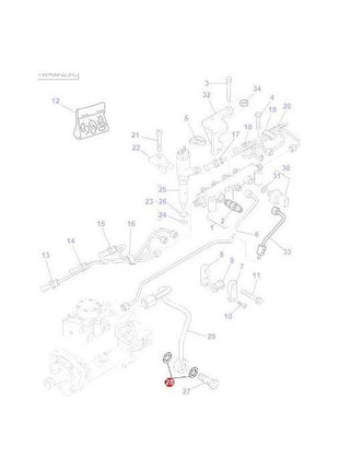 Massey Ferguson - Washer Sealing - 4224749M1 - Farming Parts