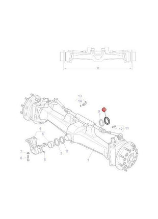 Massey Ferguson - Thrust Washer  - 3713939M1 - Farming Parts