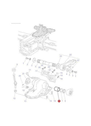 Massey Ferguson - Bush Lift Cover - 3384199M1 - Farming Parts