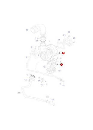 Massey Ferguson - Nut Turbo - V521601000 - Farming Parts