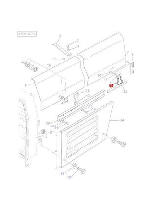 Massey Ferguson - Catch - 1694817M1 - Farming Parts