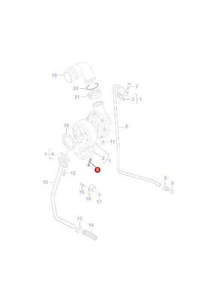 Massey Ferguson - Stud Turbo - V546801800 - Farming Parts