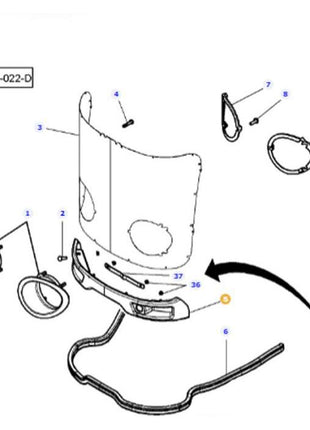 Massey Ferguson - Band - 4281649M4 - Farming Parts