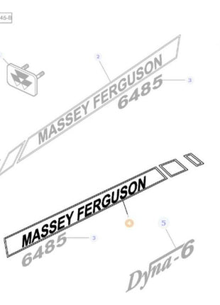 Massey Ferguson - Right Hand Decal - 4282162M2 - Farming Parts