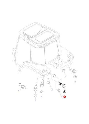 Massey Ferguson - Pto Switch on/off - 4284629M2 - Farming Parts