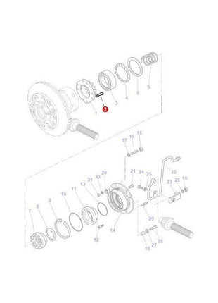 Massey Ferguson - Screw Differential - 3799012M1 - Farming Parts