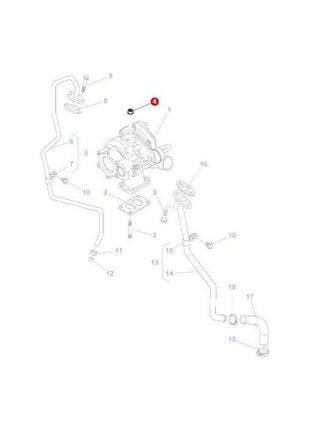 Massey Ferguson - Nut Turbo - 4222168M1 - Farming Parts