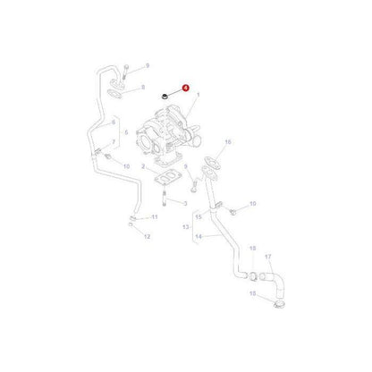 Massey Ferguson - Nut Turbo - 4222168M1 - Farming Parts