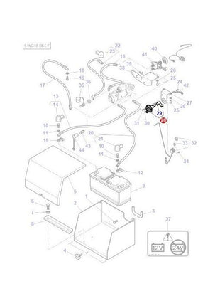 Massey Ferguson - Isolater Switch - 3712201M2 - Farming Parts