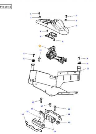 Massey Ferguson - Hydraulic Control - 4289763M2 - Farming Parts