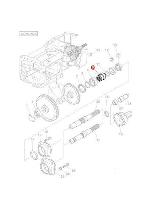 Massey Ferguson - Sleeve - 3615613M1 - Farming Parts