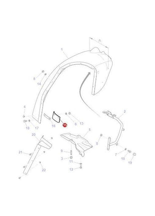 Massey Ferguson - Extension - 3787130M1 - Farming Parts