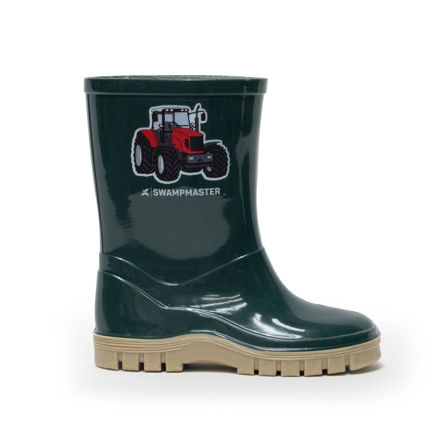 Swampmaster Junior Green Tractor Wellington Boot Waterproof | BB-SWP3330