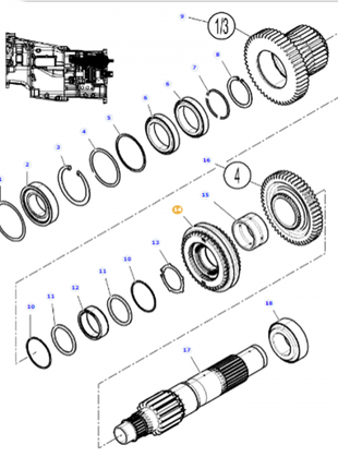 Massey Ferguson - Synchro Unit - 4302873M93 - Farming Parts