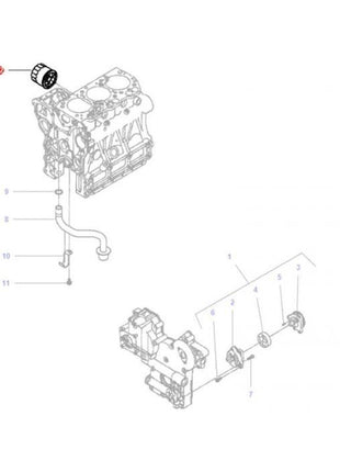 Massey Ferguson - Oil Filter - 72201898 - Farming Parts