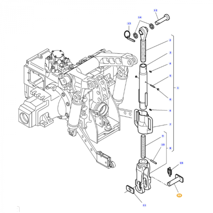 Massey Ferguson - Clevis Pin - 4303324M2 - Farming Parts