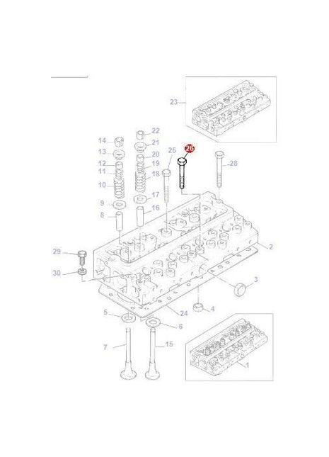 Massey Ferguson - Head Stud - 745662M1 - Farming Parts