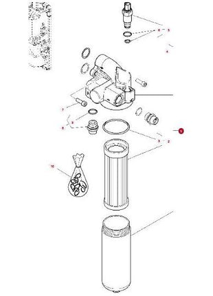 FILTER - 4310846M2 - Massey Tractor Parts