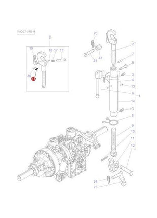 Massey Ferguson - Roll Pin 5x25mm - 390538X1 - Farming Parts