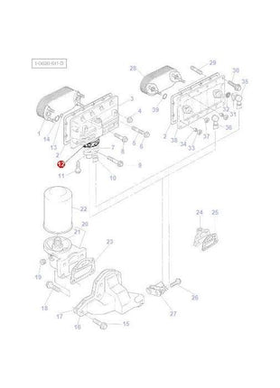 Massey Ferguson - Gasket - 3641287M1 - Farming Parts