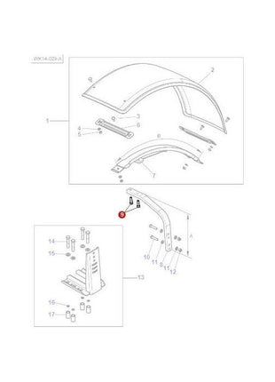 Massey Ferguson - Bolt M12X40 - 1441226X1 - Farming Parts