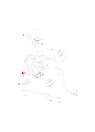 Massey Ferguson - Gasket Turbo - V836740277 - V836784847 - Farming Parts