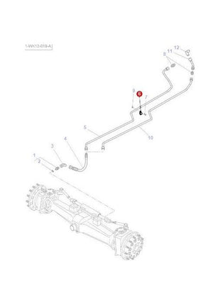 Massey Ferguson - Rubber Clamp - 3389841M1 - Farming Parts