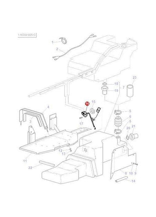 Massey Ferguson - Fuel Sender Unit - 3715286M4 - Farming Parts