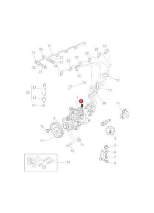 Massey Ferguson - Stop Solenoid - 4224321M1 - Farming Parts