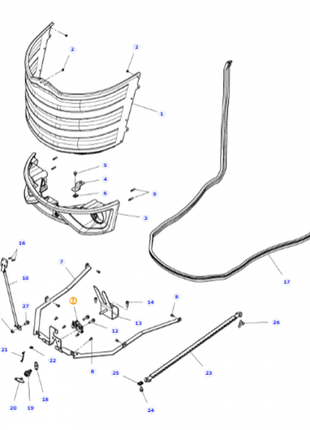 Massey Ferguson - Hasp - 4352474M1 - Farming Parts