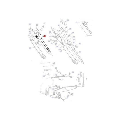 Massey Ferguson - Yoke - 1863888M91 - Farming Parts